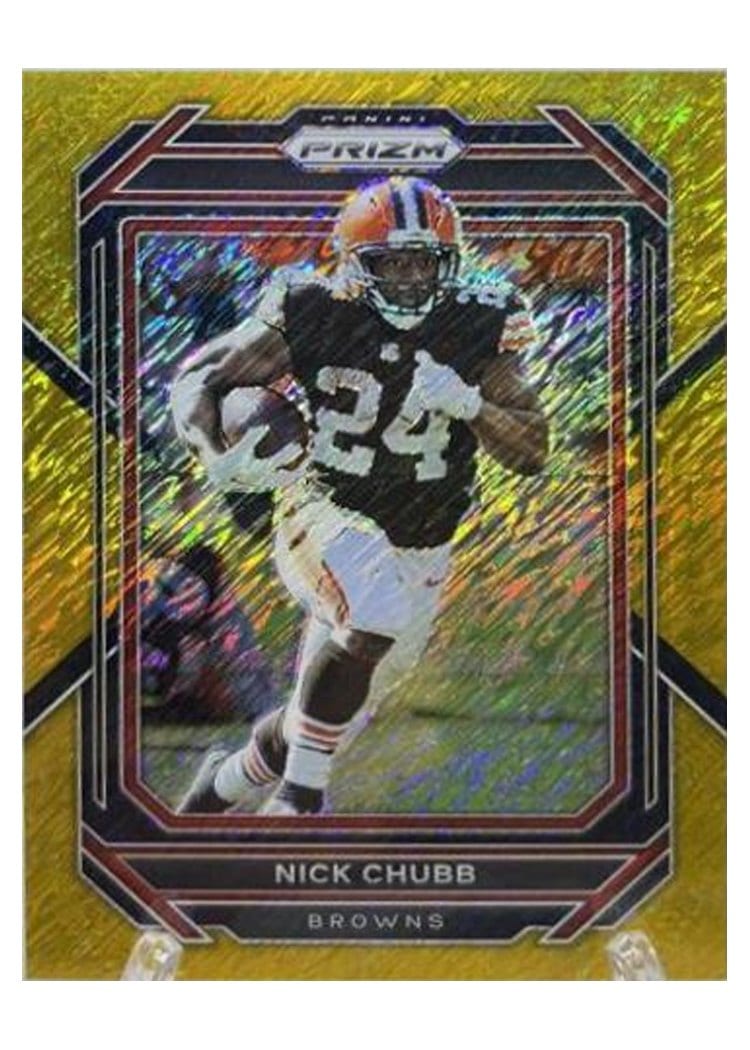 2022 Panini Prizm Base Set Nick Chubb #67 card