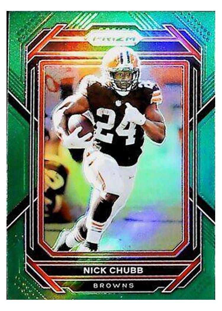 2022 Panini Prizm Base Set Nick Chubb #67 card