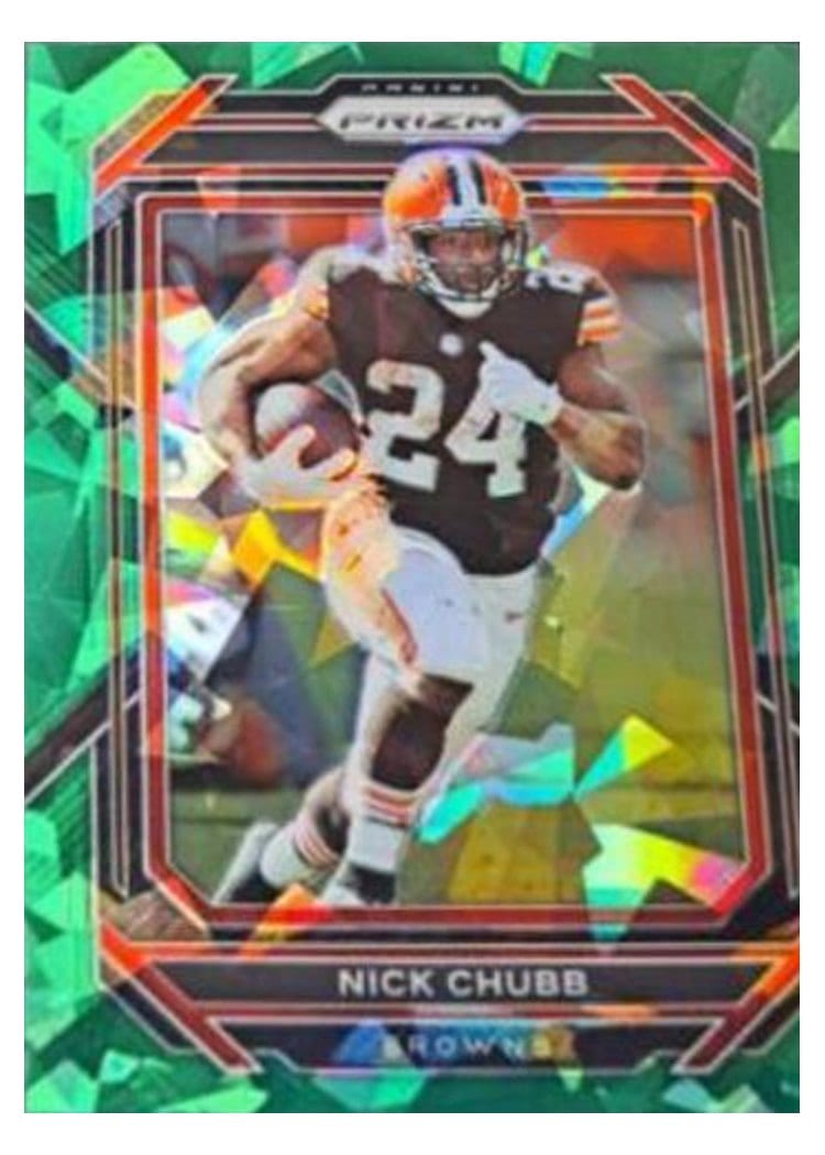 2022 Panini Prizm Base Set Nick Chubb #67 card