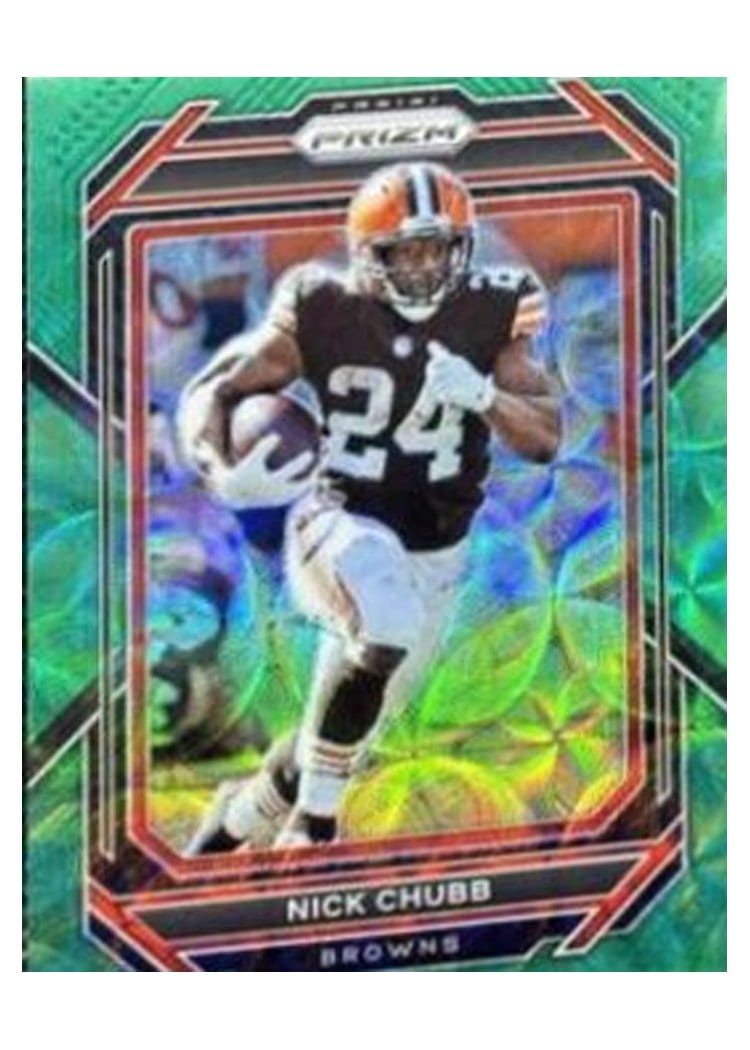 2022 Panini Prizm Base Set Nick Chubb #67 card