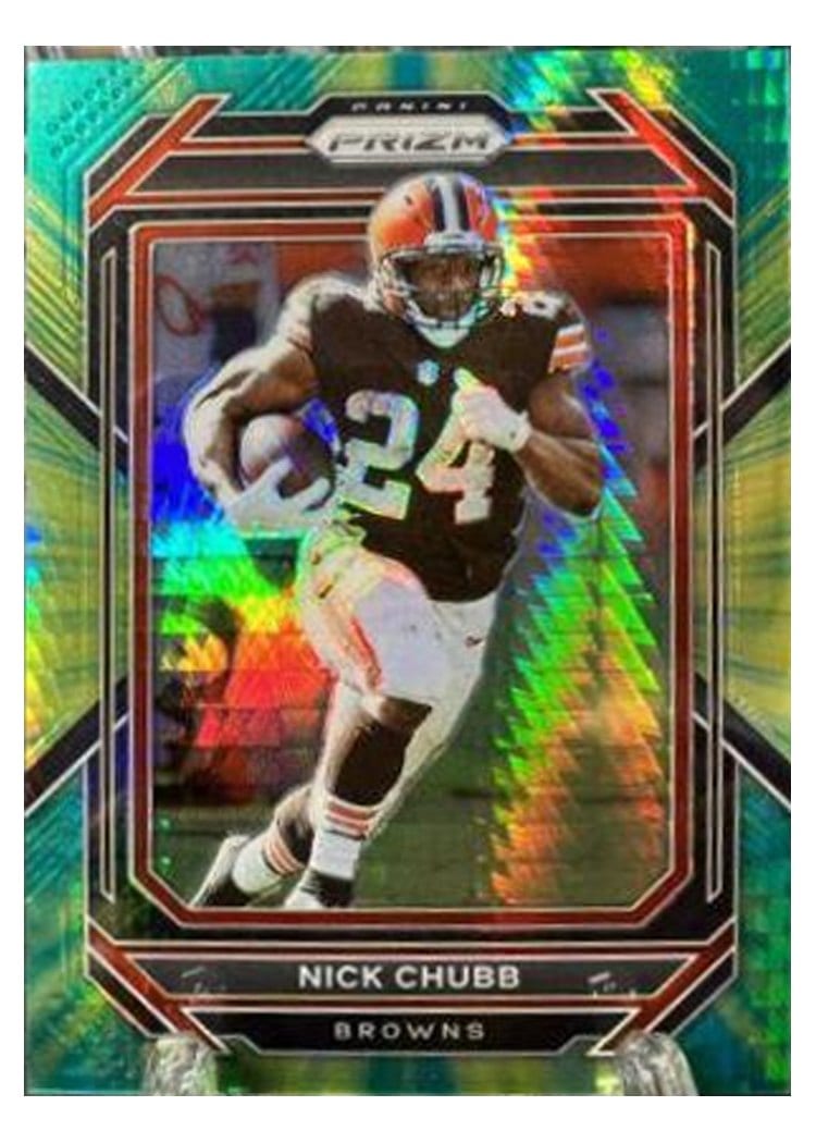 2022 Panini Prizm Base Set Nick Chubb #67 card