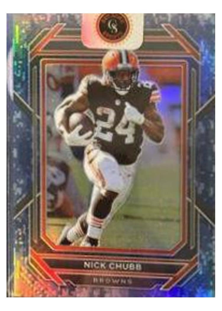 2022 Panini Prizm Base Set Nick Chubb #67 card
