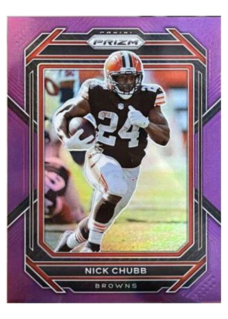 2022 Panini Prizm Base Set Nick Chubb #67 card
