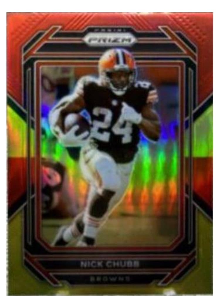 2022 Panini Prizm Base Set Nick Chubb #67 card