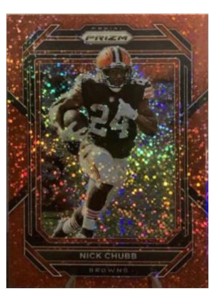 2022 Panini Prizm Base Set Nick Chubb #67 card