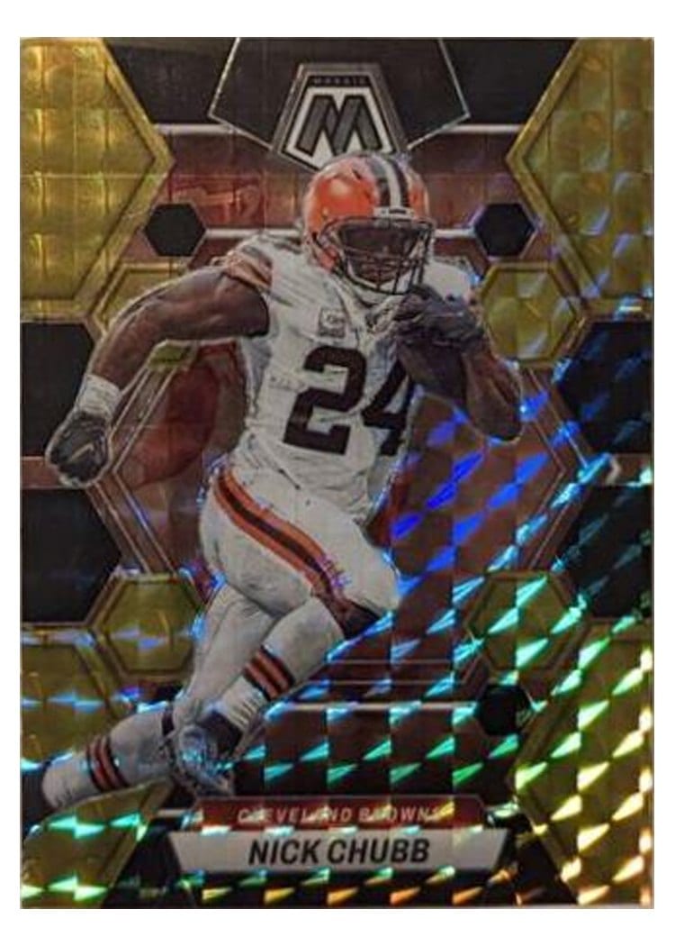 2023 Panini Mosaic Base Set Nick Chubb #49 card