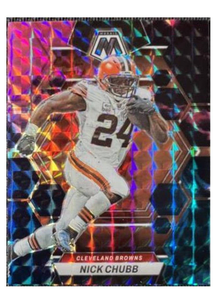 2023 Panini Mosaic Base Set Nick Chubb #49 card