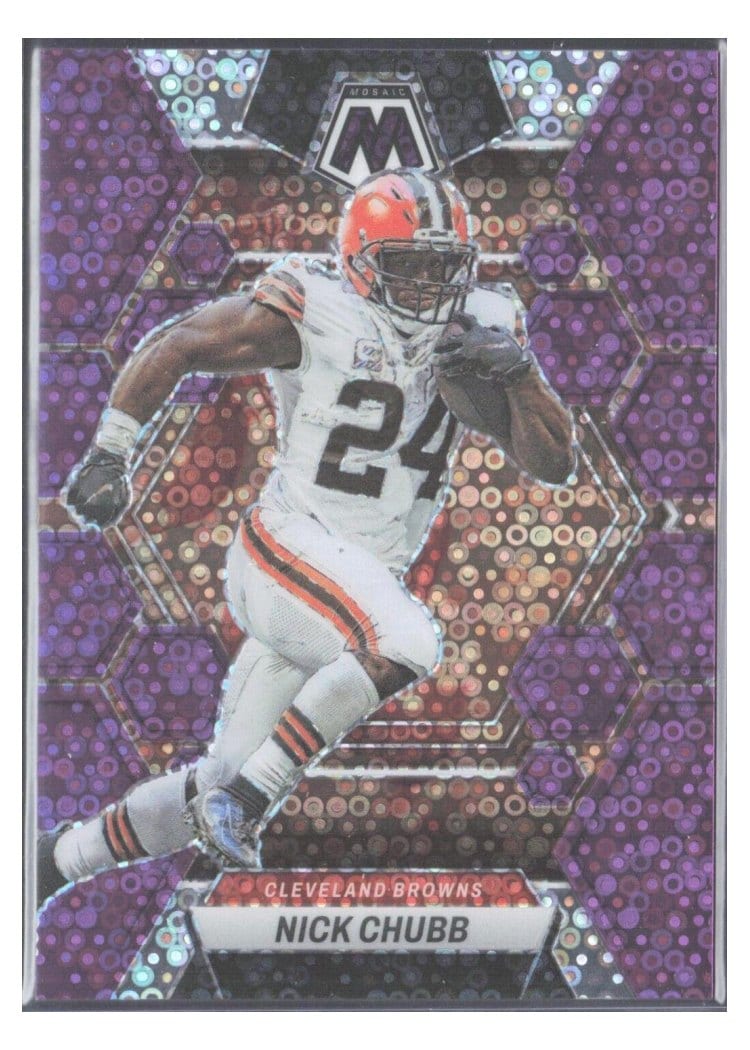 2023 Panini Mosaic Base Set Nick Chubb #49 card