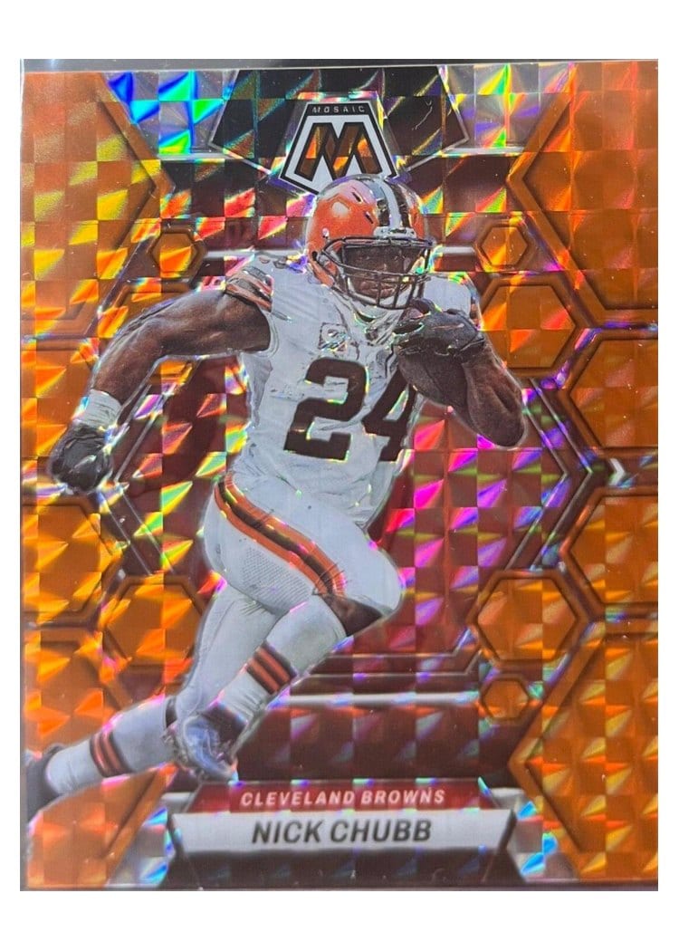 2023 Panini Mosaic Base Set Nick Chubb #49 card