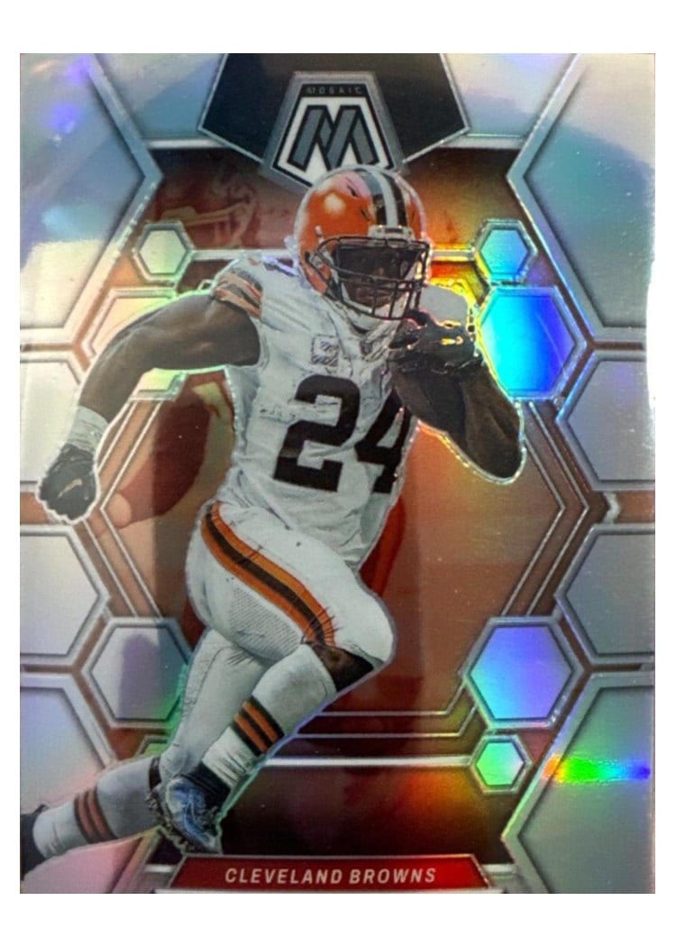 2023 Panini Mosaic Base Set Nick Chubb #49 card