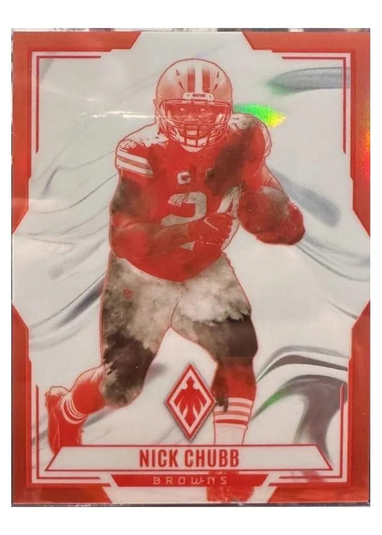 2023 Panini Phoenix Contours Nick Chubb #CON-11 card