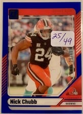 2024 Clearly Donruss Base Set Nick Chubb #15 card