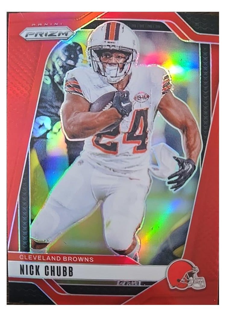 2024 Panini Prizm Base Set Nick Chubb #65 card
