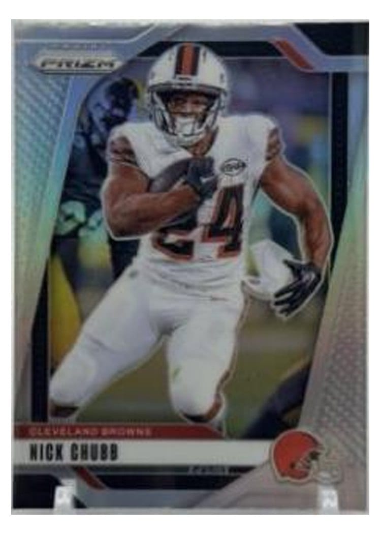2024 Panini Prizm Base Set Nick Chubb Silver #65 card