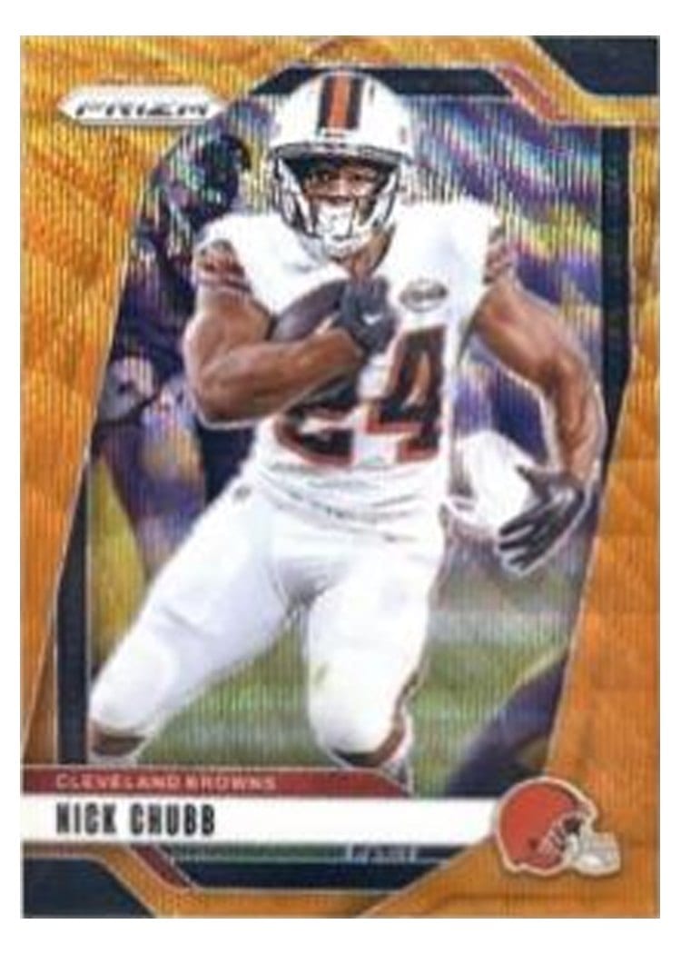 2024 Panini Prizm Base Set Nick Chubb #65 card