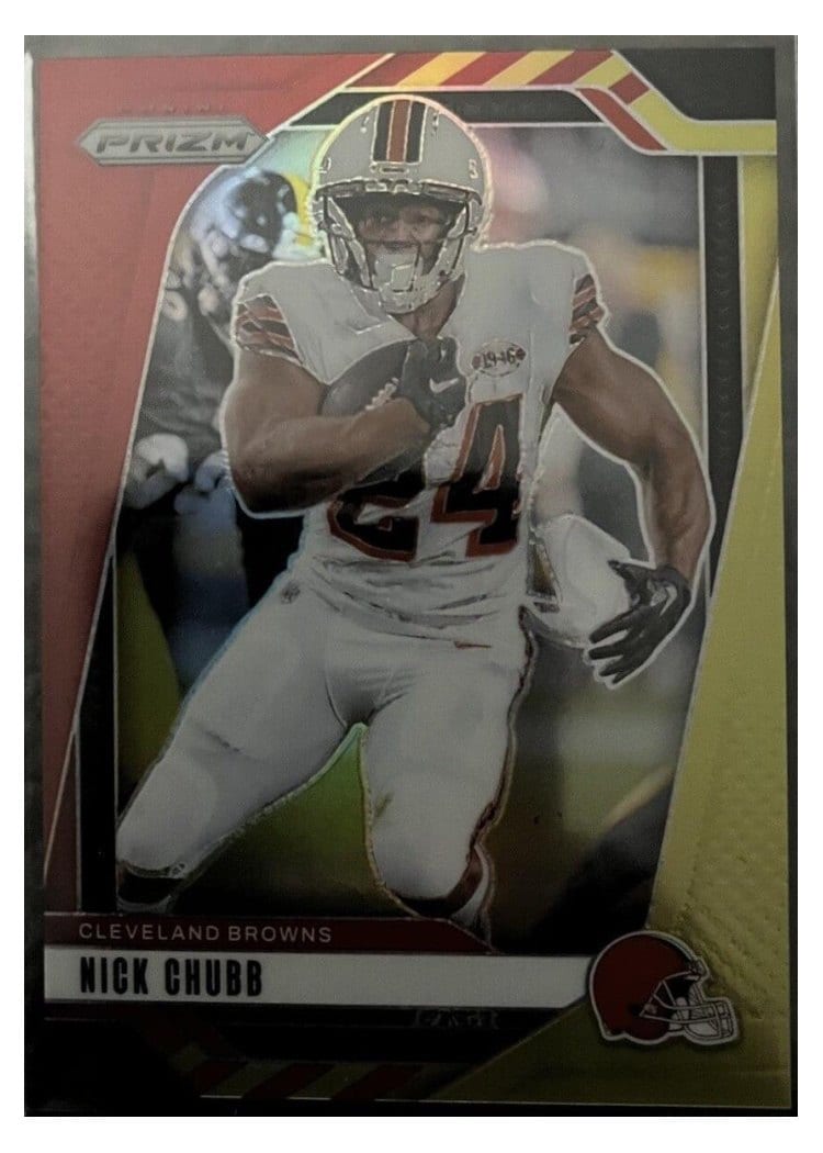 2024 Panini Prizm Base Set Nick Chubb #65 card