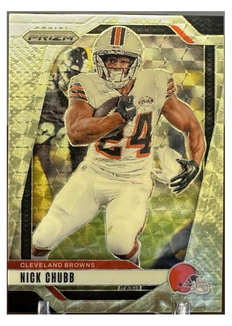 2024 Panini Prizm Base Set Nick Chubb #65 card