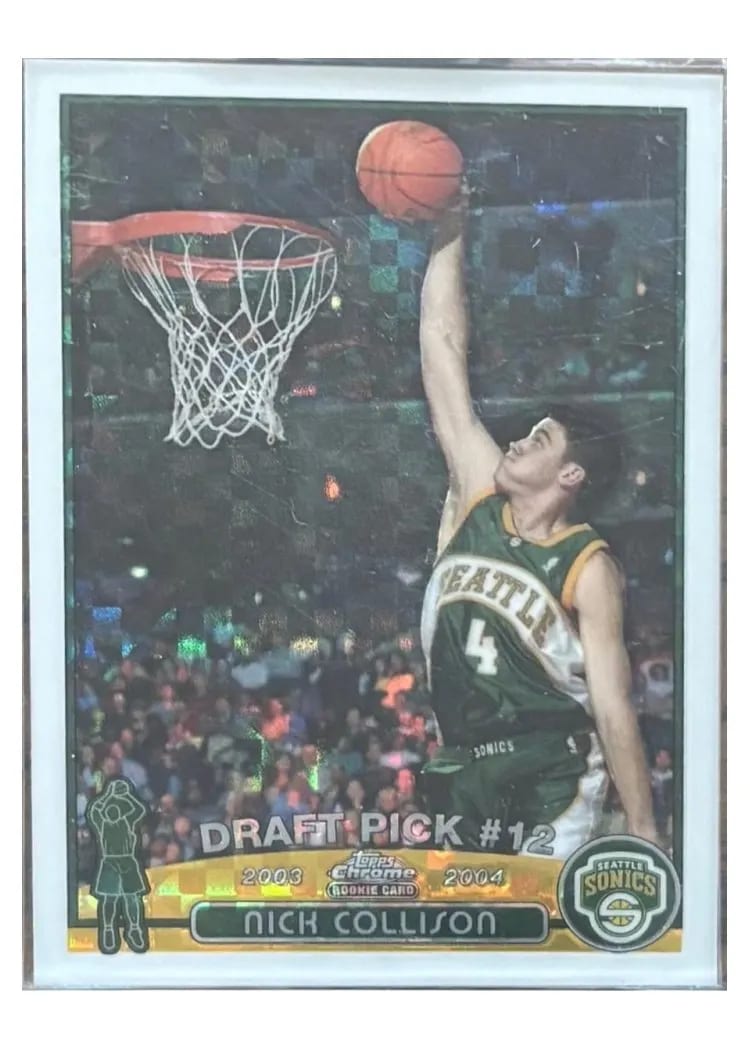 2003 Topps Chrome Nick Collison #122 card