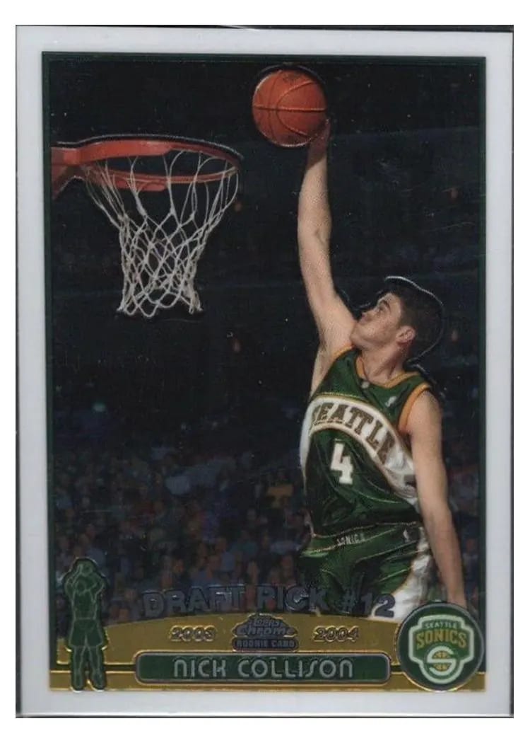 2003 Topps Chrome Nick Collison #122 card