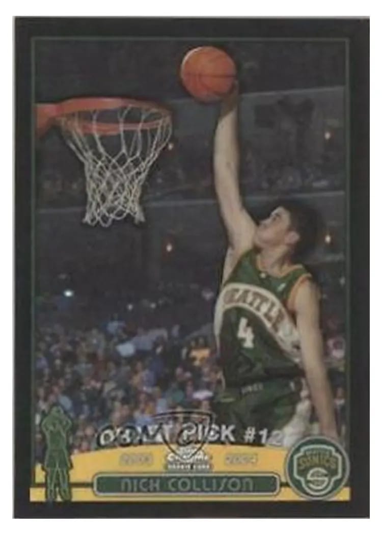 2003 Topps Chrome Nick Collison #122 card
