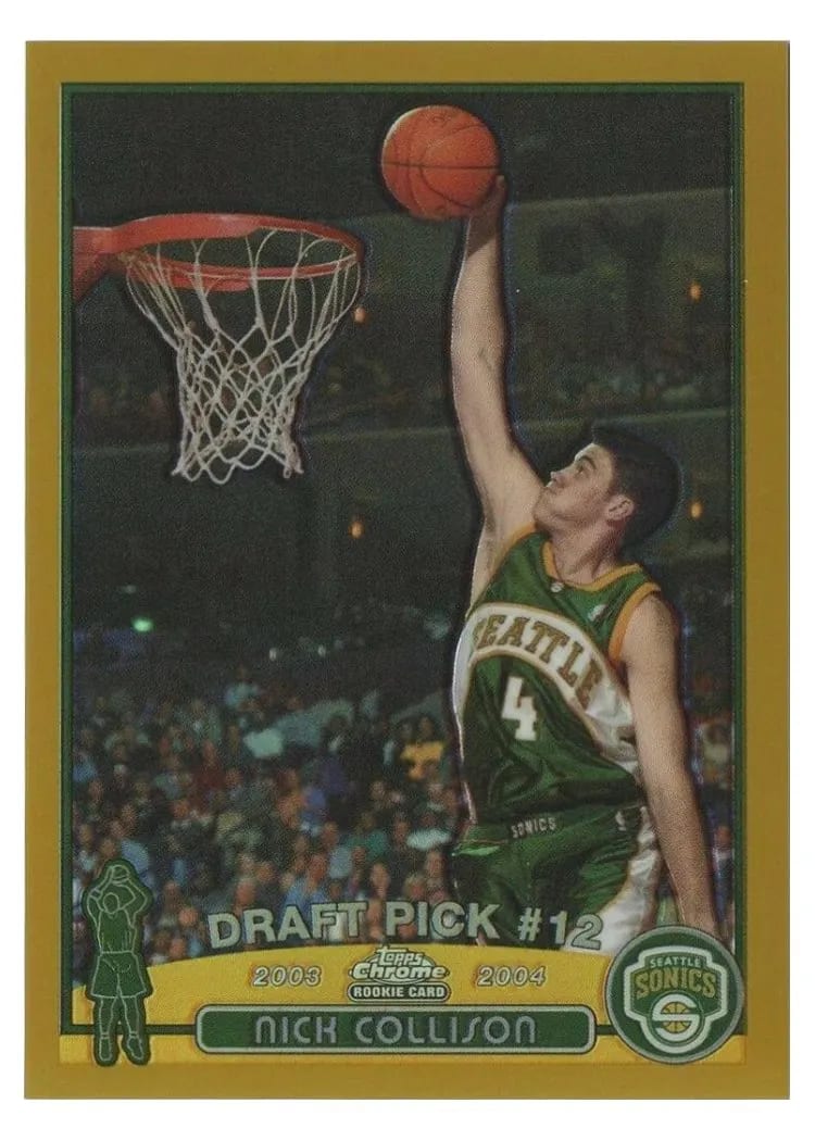 2003 Topps Chrome Nick Collison #122 card