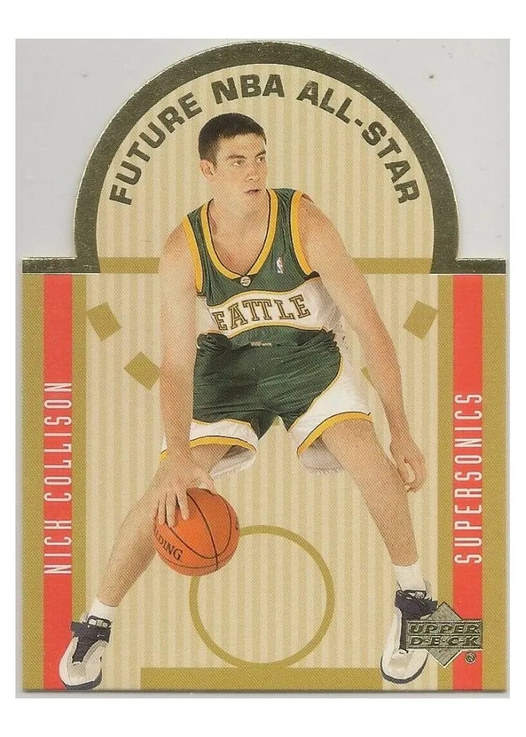 2003 Upper Deck Future All-Star Die-Cut Nick Collison #E1 card