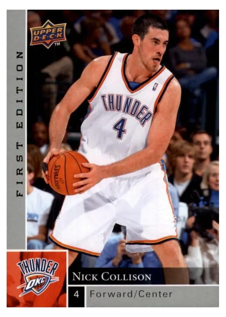 2009 Upper Deck First Edition Nick Collison #122 card