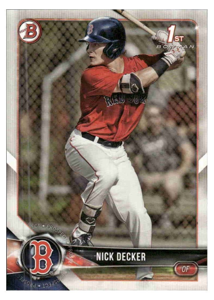 2018 Bowman Draft Base Set Nick Decker #BD-124 card