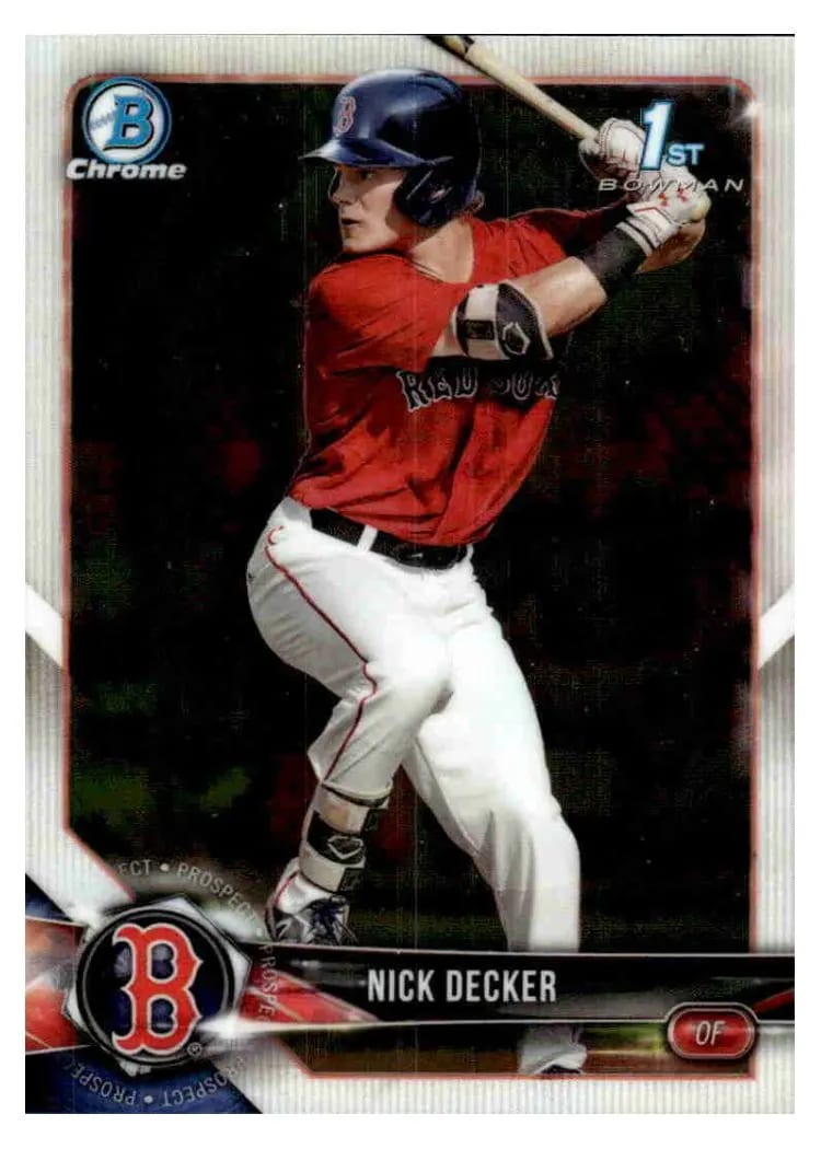 2018 Bowman Draft Nick Decker Chrome #BDC-124 card