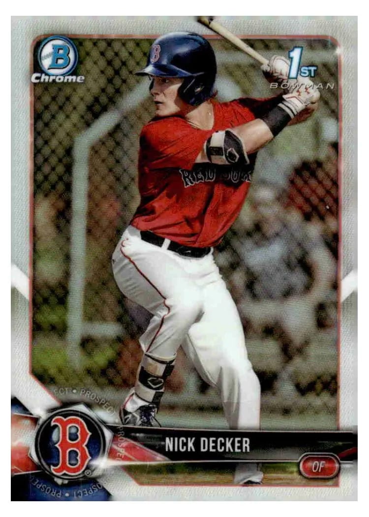 2018 Bowman Draft Nick Decker #BDC-124 card