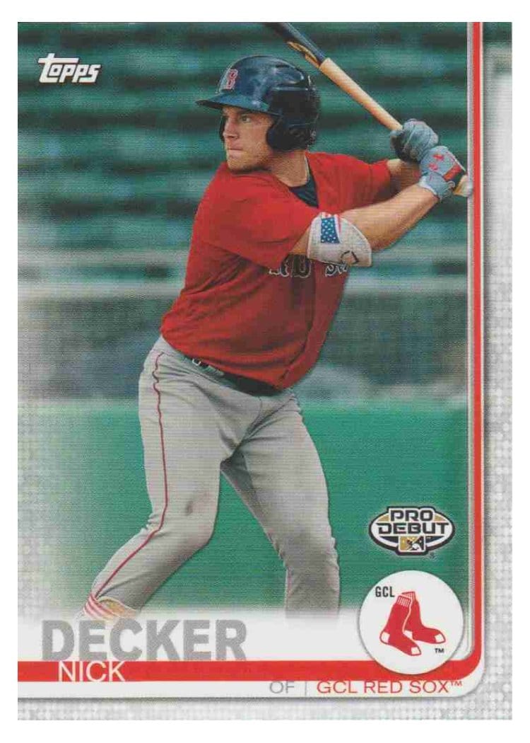 2019 Topps Pro Debut Base Set Nick Decker #65 card