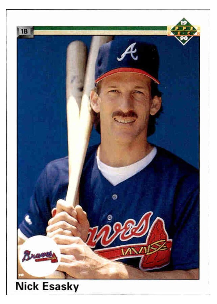 1990 Upper Deck Base Set Nick Esasky #758 card