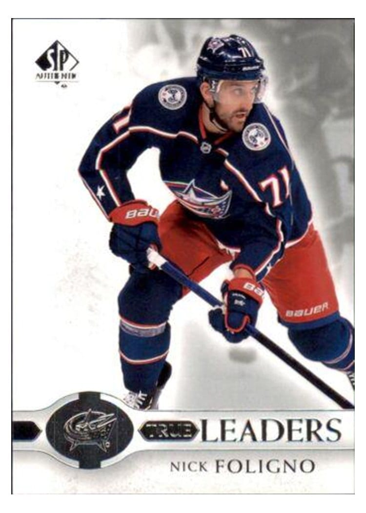 2020-21 SP Authentic True Leaders Nick Foligno #TL-NF card