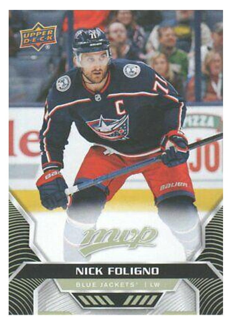 2020-21 Upper Deck MVP Base Set Nick Foligno #8 card