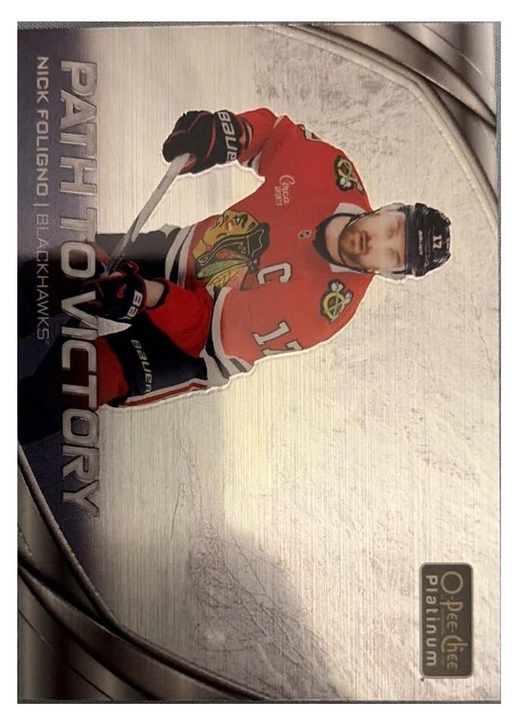 2025-26 O-Pee-Chee Platinum Path to Victory Nick Foligno #PV-15 card