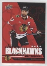 2025-26 Upper Deck Chicago Blackhawks Centennial Box Nick Foligno #37 card