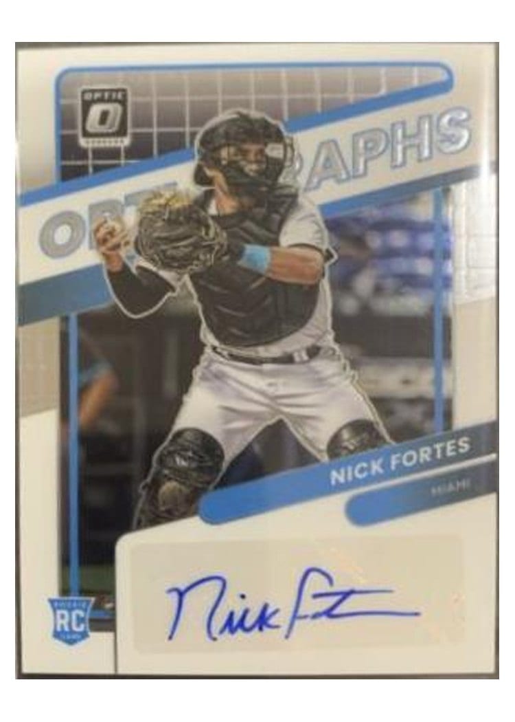 2022 Donruss Optic Optigraphs Nick Fortes #OG-NF card