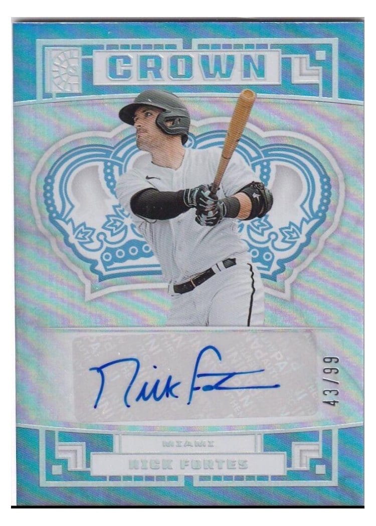 2022 Panini Capstone Crown Autographs Nick Fortes #C-NF card