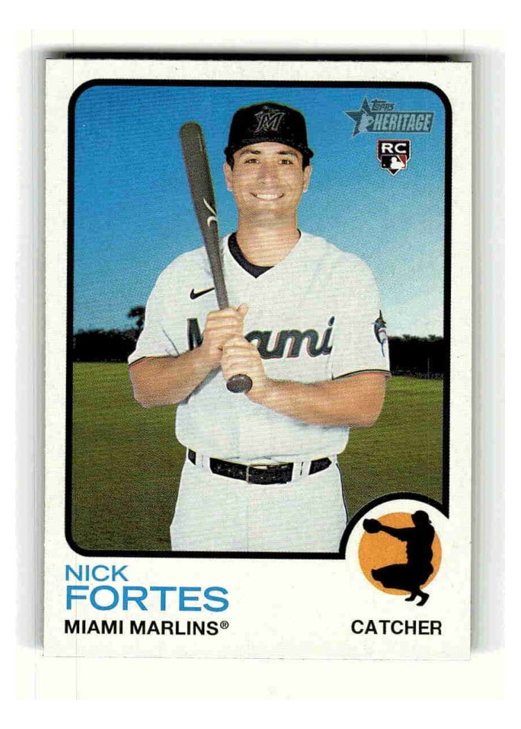 2022 Topps Heritage Base Set Nick Fortes #149 card