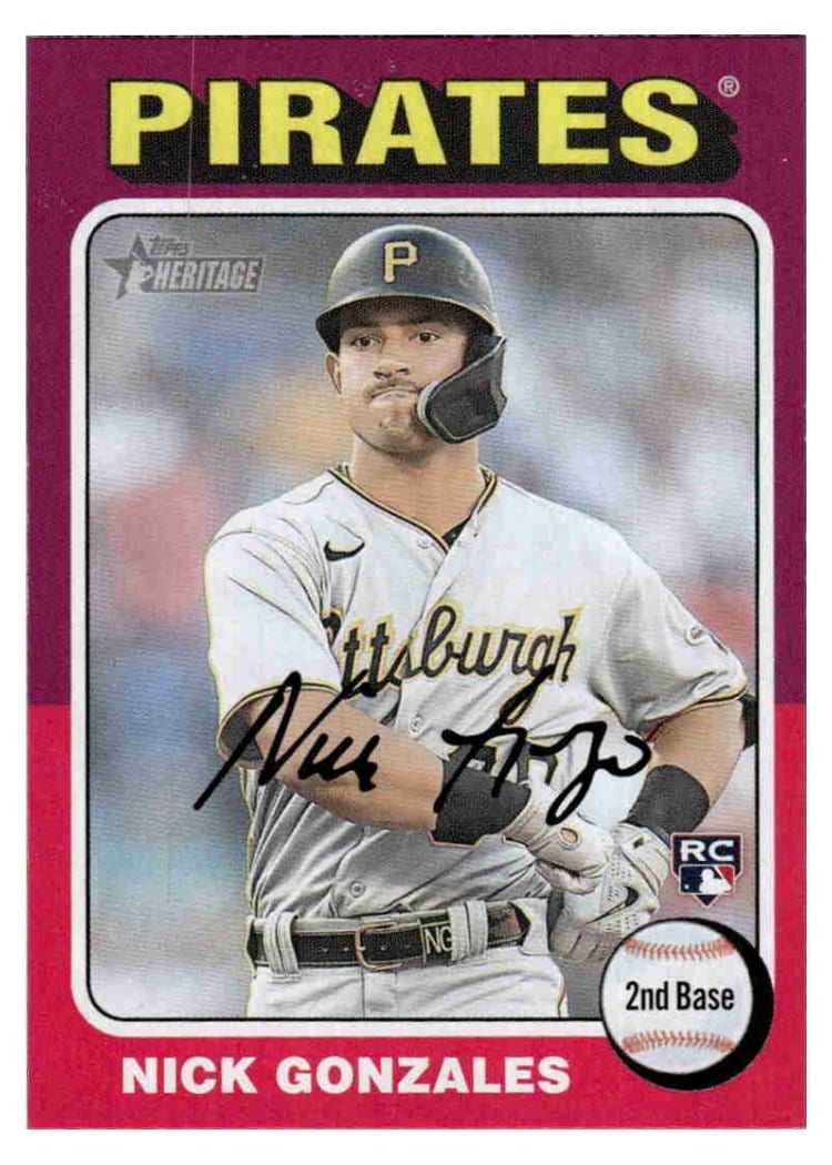 2024 Topps Heritage Base Set Nick Gonzales #318 card