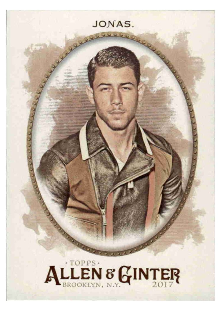 2017 Topps Allen & Ginter Base Set Nick Jonas #214 card
