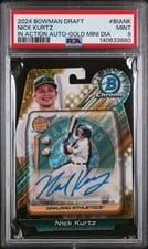 2024 Bowman Draft Bowman In Action Autographs Nick Kurtz #BIA-NK