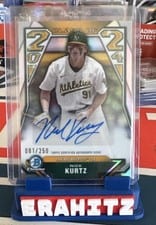 2024 Bowman Draft Class of 2024 Autograph Nick Kurtz #C24-NK card
