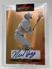 2024 Leaf Electrum Baseball Base Autograph Nick Kurtz #BA-NK1 card