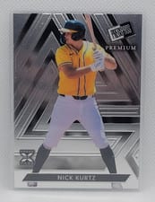 2024 Leaf Press Pass Premium Baseball Base Set Nick Kurtz #91 card