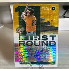 2024 Panini Prospect Edition First Round Signatures Nick Kurtz #FRS-NK card