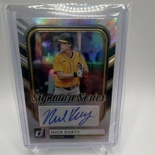 2025 Donruss Signature Series Nick Kurtz #SG-NKT card