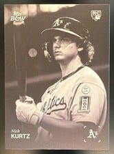 2025 Topps Black & White Base Set Nick Kurtz #4