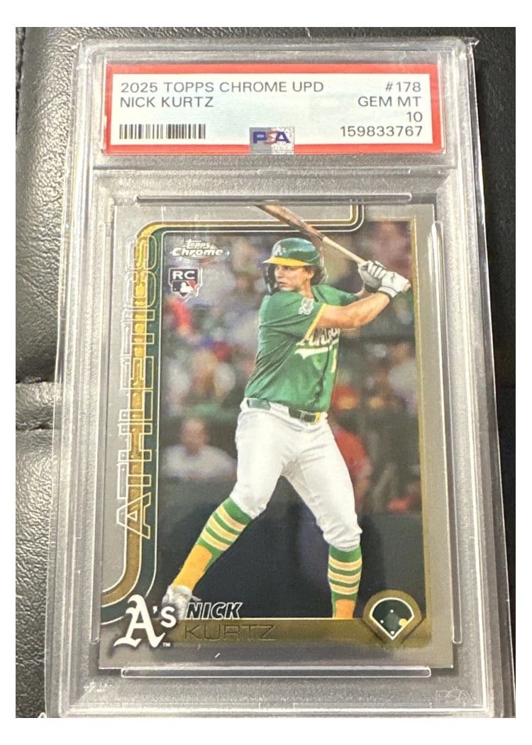 2025 Topps Chrome Update Nick Kurtz #USC178 card