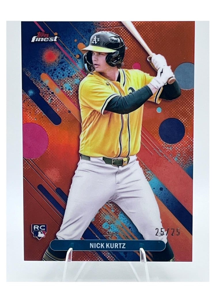2025 Topps Finest Nick Kurtz #10 card
